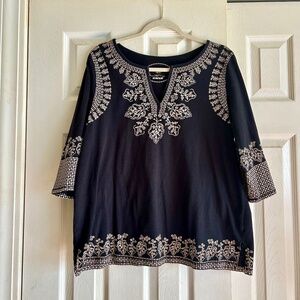 Plus size boho tunic